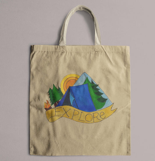 Explore the Outdoors Totebag - Artisan Mirage