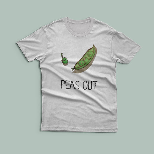 Peas Out - Fun and Playful Graphic T - Shirt - Artisan Mirage