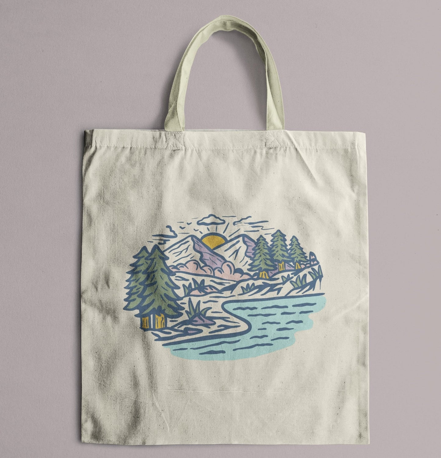 Serene Nature Escape Tote Bag - Artisan Mirage