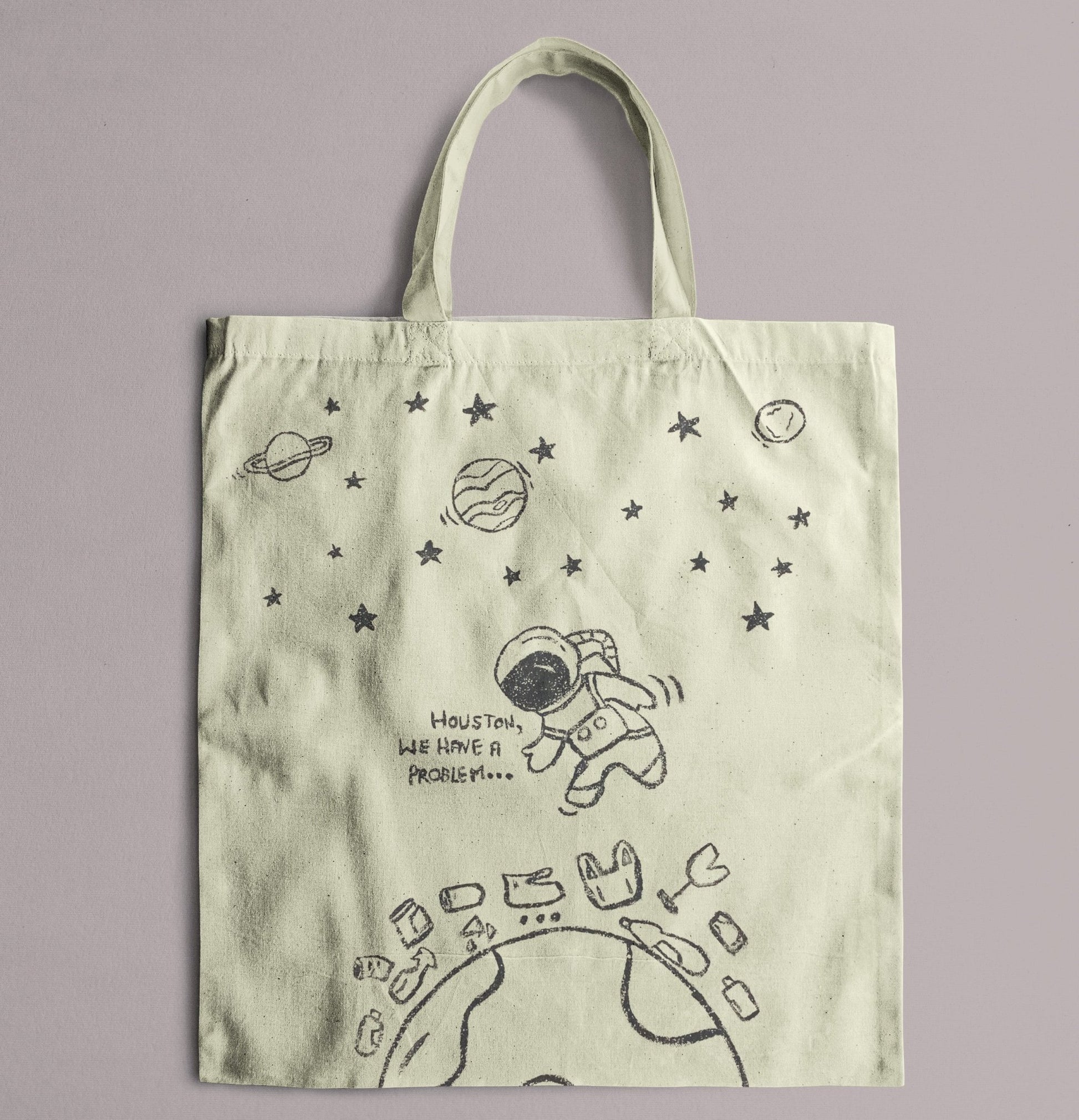 Space Problem Tote Bag - Artisan Mirage